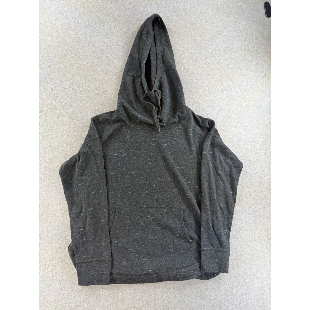 Champion Women’s Cowl Neck Charcoal Speckled Pullover Hoodie M 3329